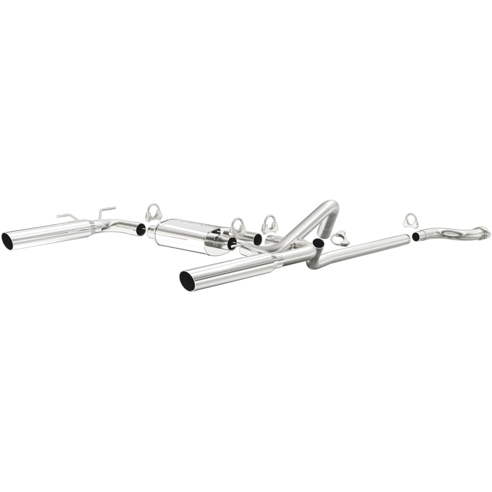 2.5-Inch Dual Split Rear Cat-Back Exhaust System
