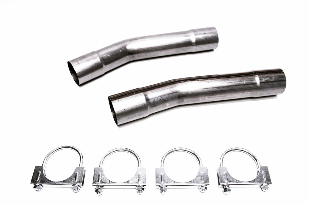 Stainless Steel Mandrel-Bent Mid-Muffler Delete Pipe