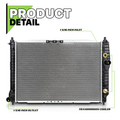 OE Replacement Radiator 23 5/8" x 16 1/4" x 5/8"