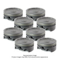 Forged Flat-Top Piston Set, 4.130" Bore