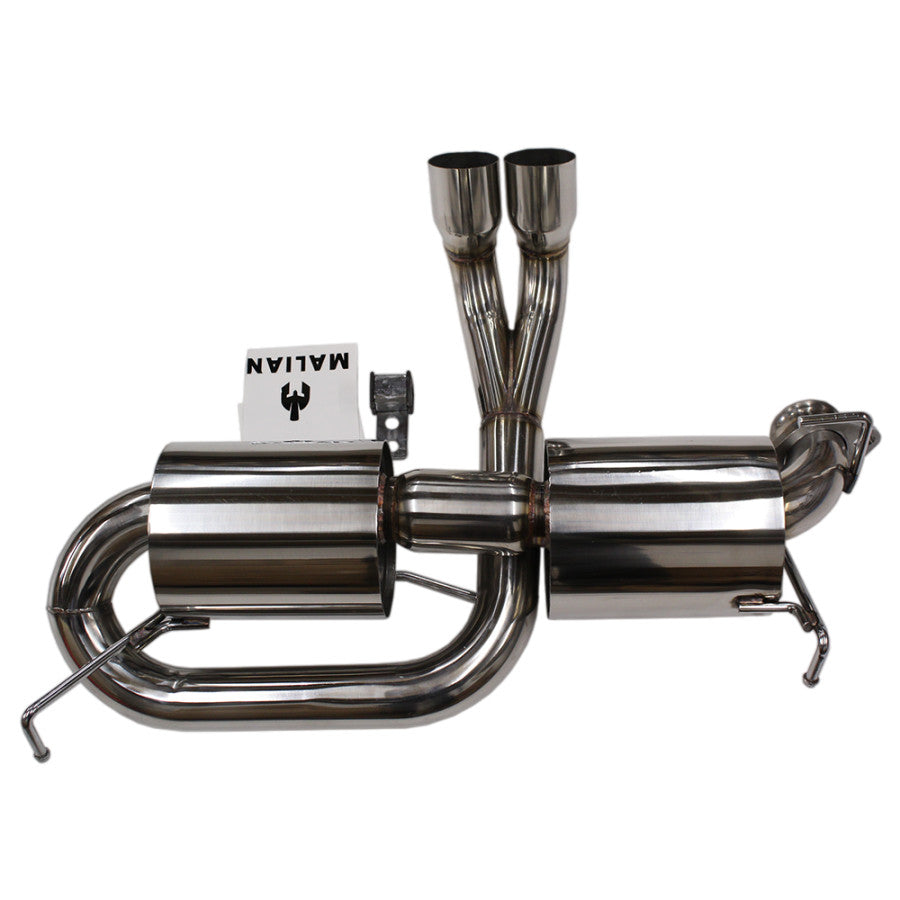 Cat-Back Exhaust System, 2.5-Inch Stainless Steel Twin Slash-Cut