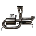 Cat-Back Exhaust System, 2.5-Inch Stainless Steel Twin Slash-Cut