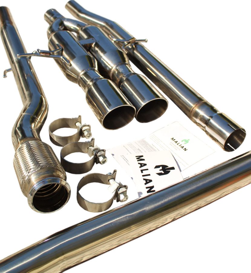 Cat-Back Exhaust System 2.5-Inch Stainless Steel
