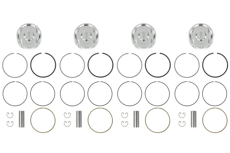 Forged Piston Set, 100.00mm Bore, for Subaru EJ257