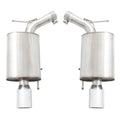 Stainless Steel Cat-Back Exhaust System, 2.5" Piping with