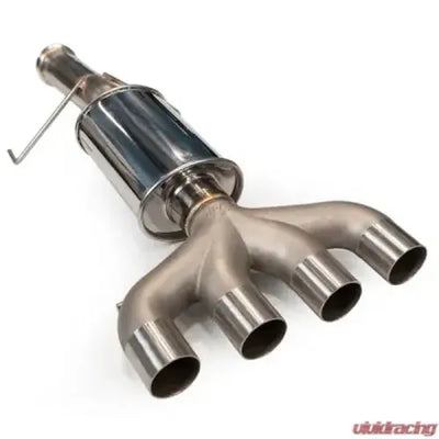 3-Inch Cat-Back Exhaust System, Polished Mufflers, Quad Tips