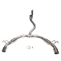 3-Inch 304L Stainless Steel Cat-Back Exhaust System