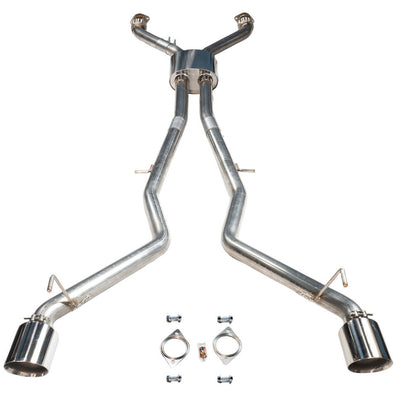 2.5-Inch 304 Stainless Steel Cat-Back Exhaust System