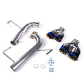 2.5-Inch T304 Stainless Steel Axleback Exhaust System