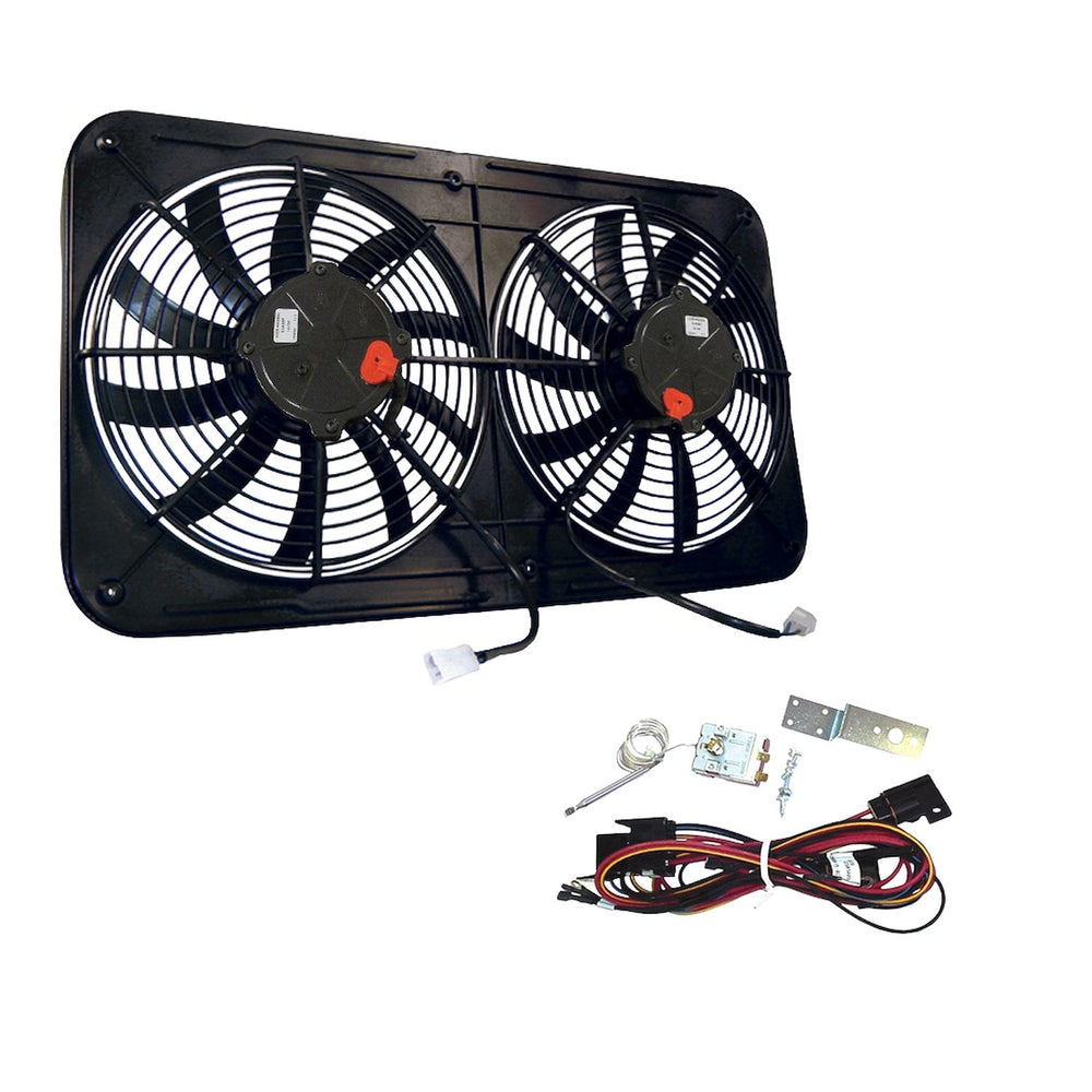Dual 12-Inch Electric Puller Fan