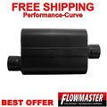Super 44 Series 3-inch Offset Inlet x 3-inch Center Outlet Muffler
