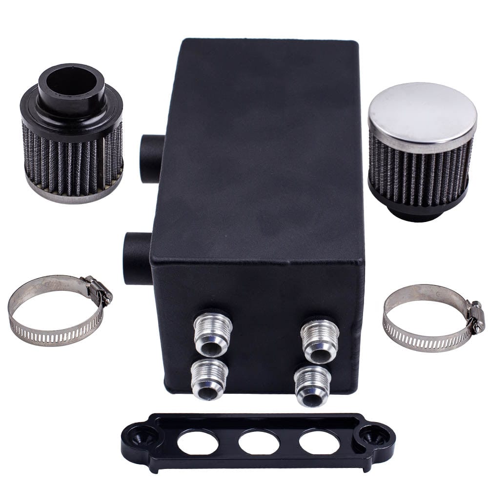 4-Port Oil Catch Can, -10AN Fittings