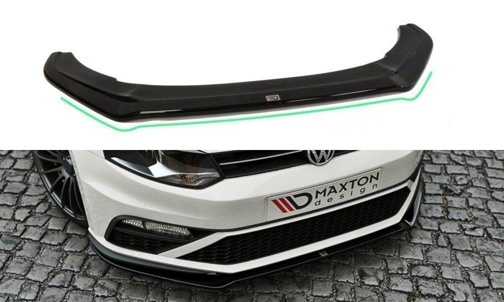 v2 Front Lip Spoiler, Gloss Black