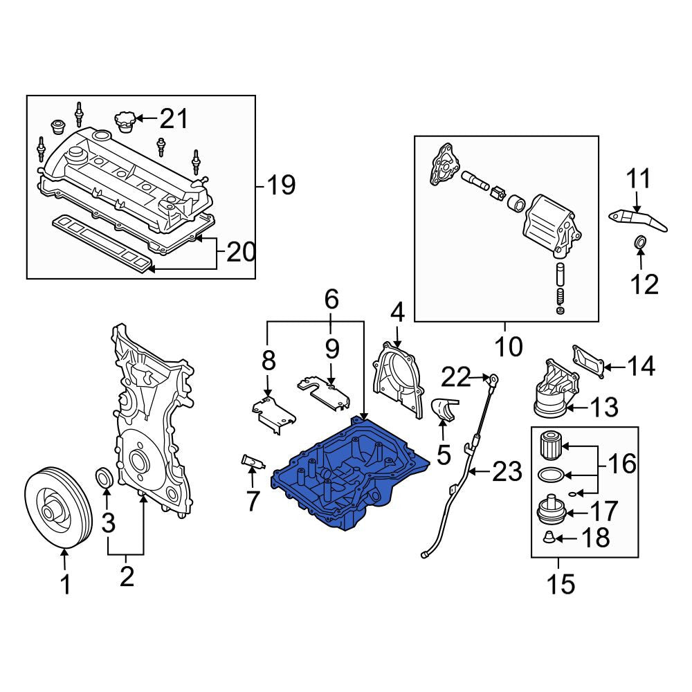 2.3L Engine Oil Pan