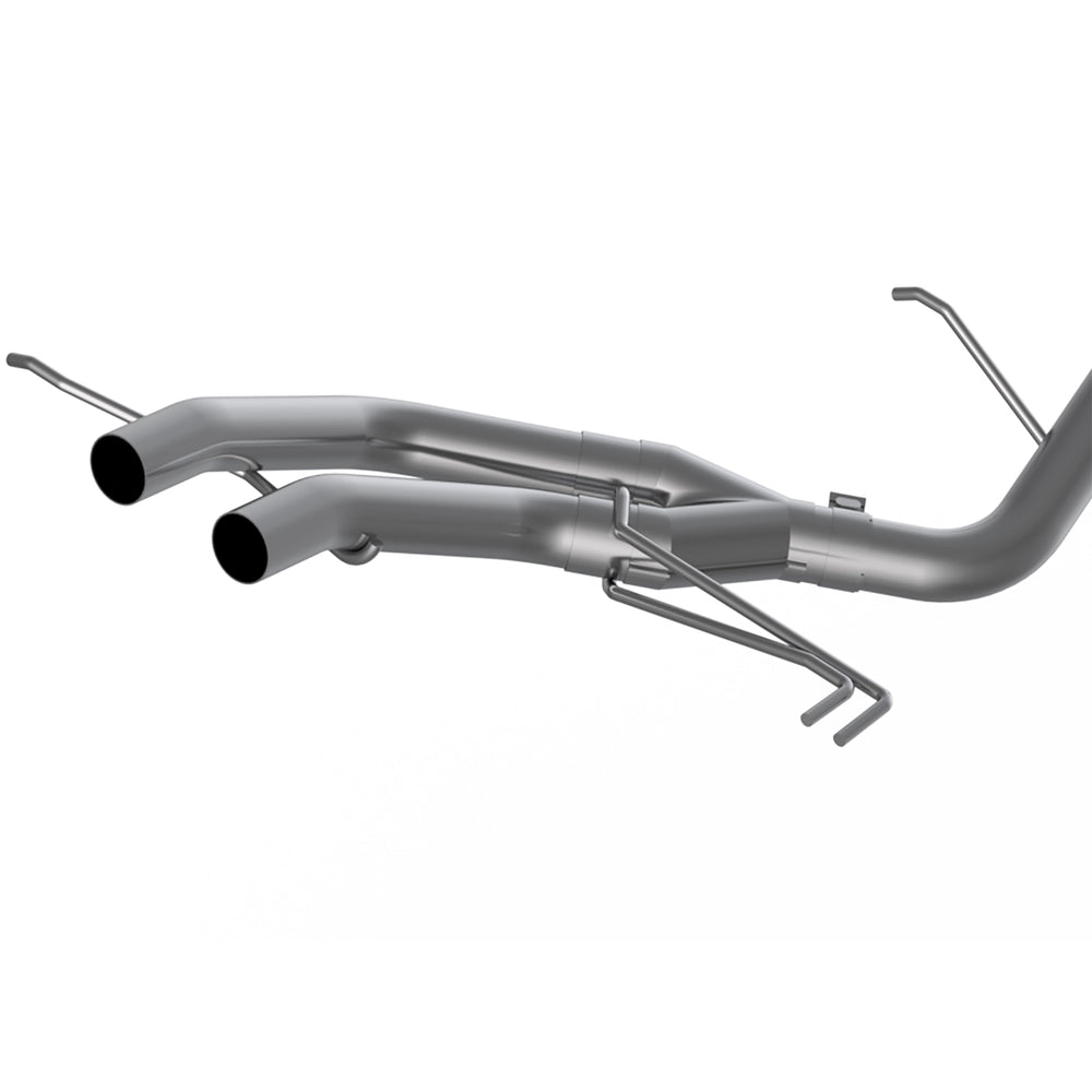 Armor Lite Series 2.5-Inch Cat-Back Exhaust System Dual Rear Exit