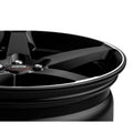 Five 18x8 +42mm 5x112 73.10mm Hub 1520 lbs Load Satin Black Machined Spokes