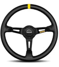 Mod-07 350mm Black Leather Steering Wheel
