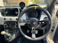 Mod-07 350mm Black Leather Steering Wheel