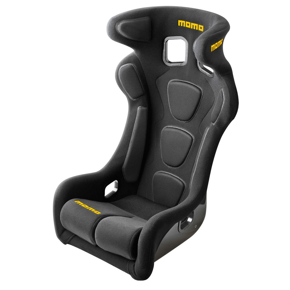 Fiberglass Racing Seat, Black Velour