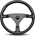 Montecarlo 350mm Black Leather Steering Wheel