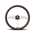 Super Grand Prix 350mm Mahogany Wood Steering Wheel