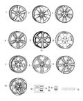 20x9 Aluminum Wheel Rim