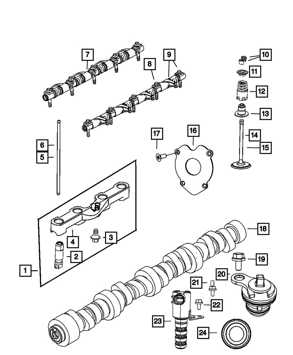 Camshaft 221°/225° Duration 0.357"/.323" Lift 120LSA