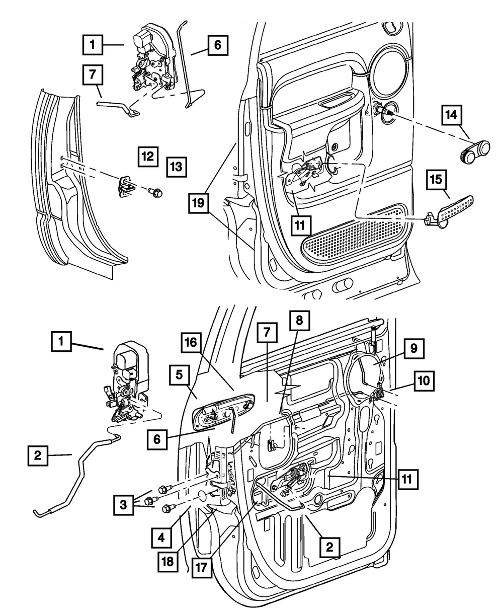 Rear Right Door Latch Assembly