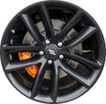 20x9 10-Spoke Satin Black Alloy Wheel