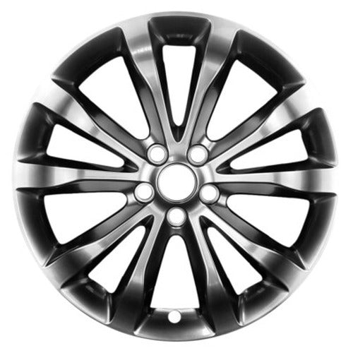 19x7.5-Inch 5-115 Bolt Pattern PVD Bright Chrome Alloy Wheel