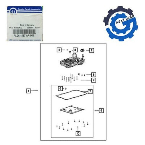 Transmission Valve Body and Control Unit