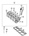 Engine Cylinder Head Assembly, Left Side