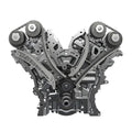 3.6L Pentastar V6 Long Block Engine Assembly