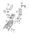 Center Console Armrest Pad Assembly