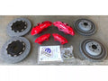 Perforated and Vented Gravity-Cast Iron Brake Kit with Ceramic Carbon Fiber Pads