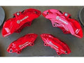 Perforated and Vented Gravity-Cast Iron Brake Kit with Ceramic Carbon Fiber Pads