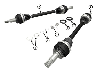 Redeye 41-Spline Rear Axle Assembly