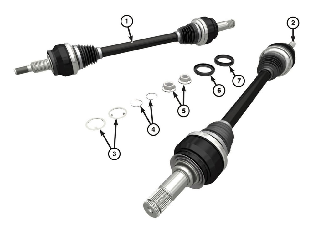 Redeye 41-Spline Rear Axle Assembly