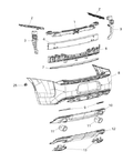 Rear Bumper Bracket, Passenger Side