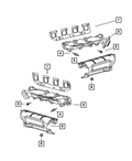 Exhaust Manifold Gasket 5.7L V8 Hemi MDS
