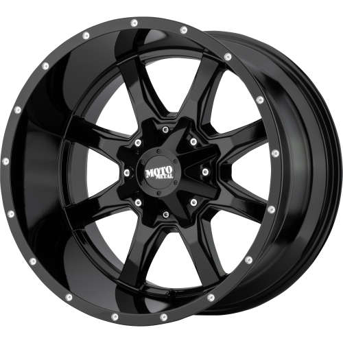 MO970 17x8 6x135.00/6x139.70 GLOSS BLACK (0 mm)