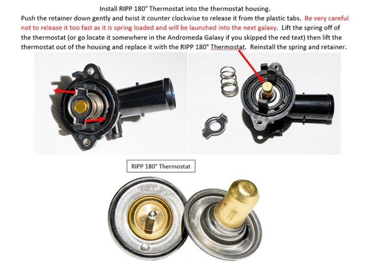 180-Degree Thermostat for 3.6L Pentastar V6