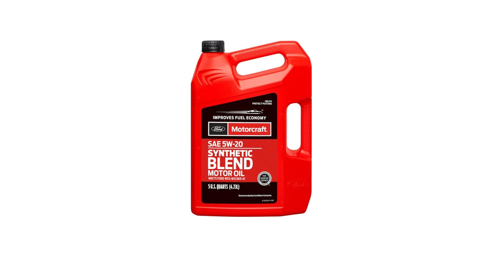 SAE 5W-20 Synthetic Blend Engine Oil, 5-Quart Jug