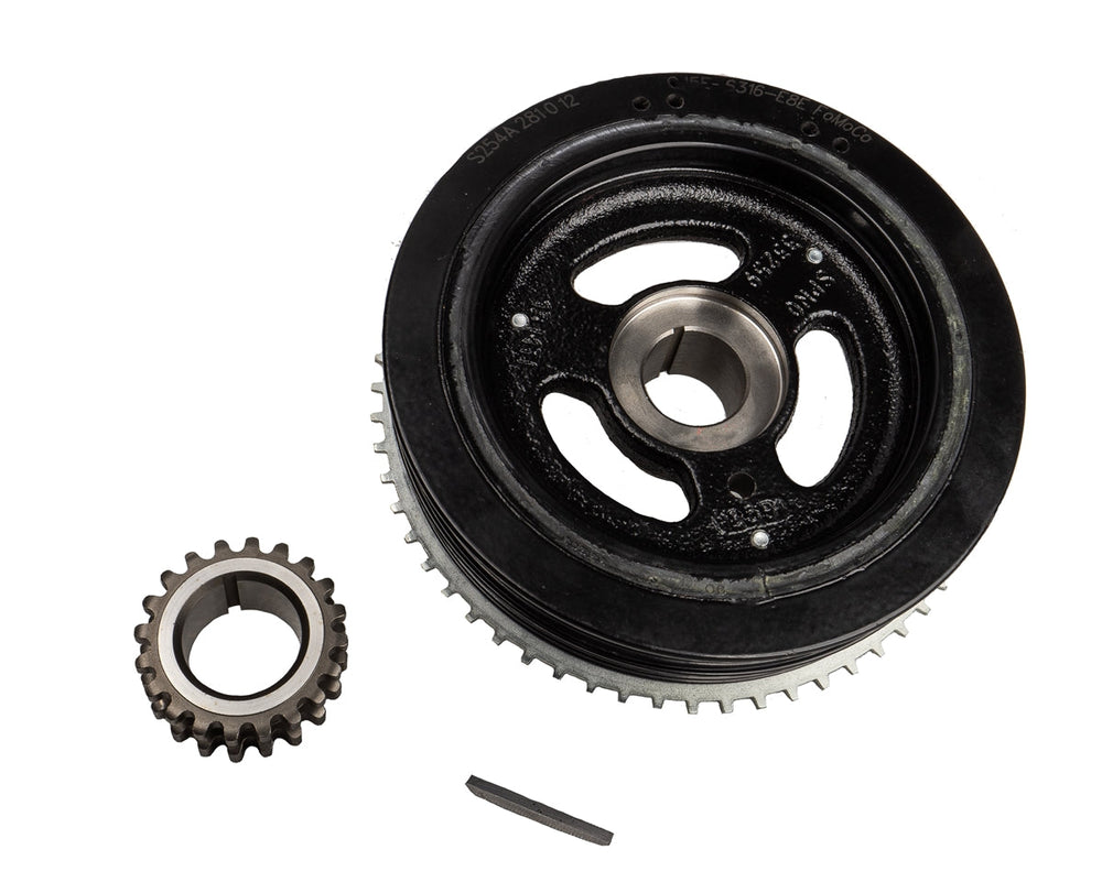 Keyed Pulley and Sprocket Set
