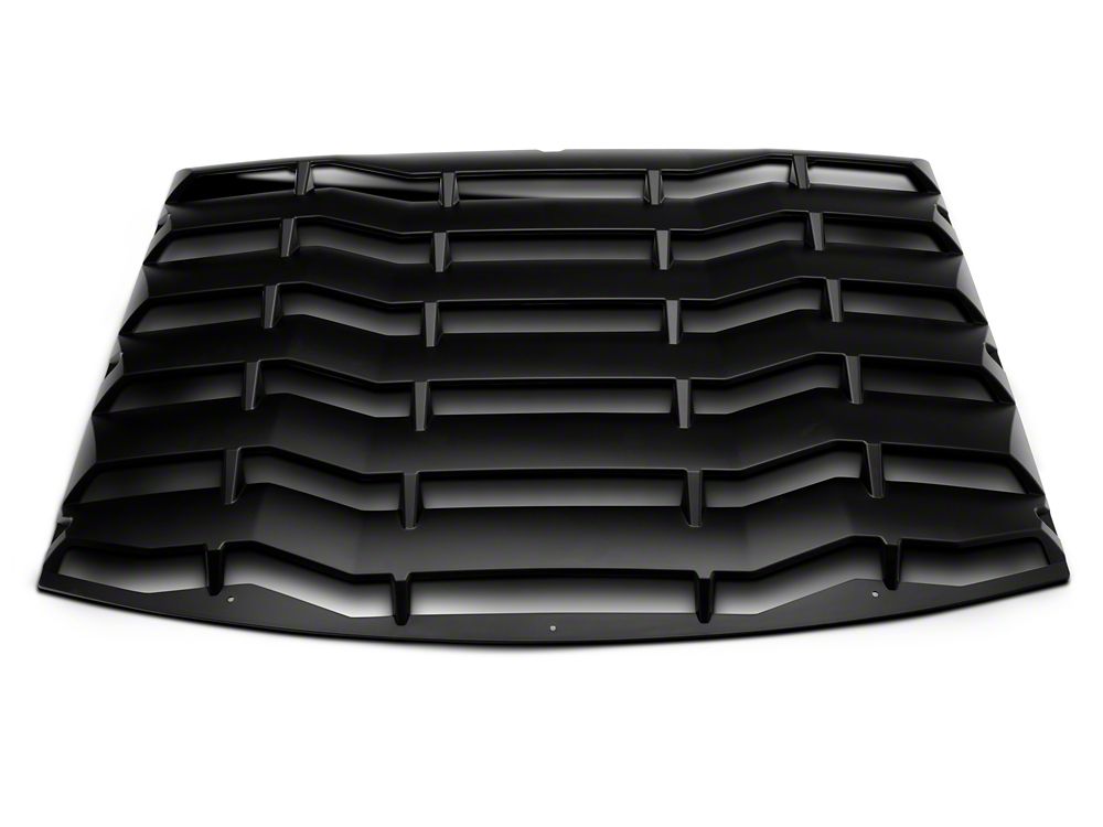 Matte Black Rear Window Louver
