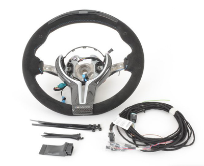 Electronic Steering Wheel with Multifunction Display
