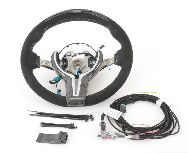 Electronic Steering Wheel with Multifunction Display
