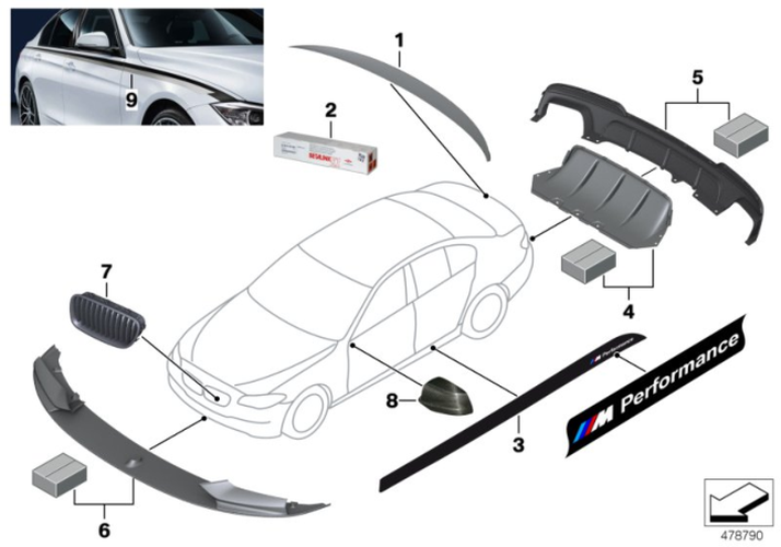 Carbon Fiber Rear Lip Spoiler