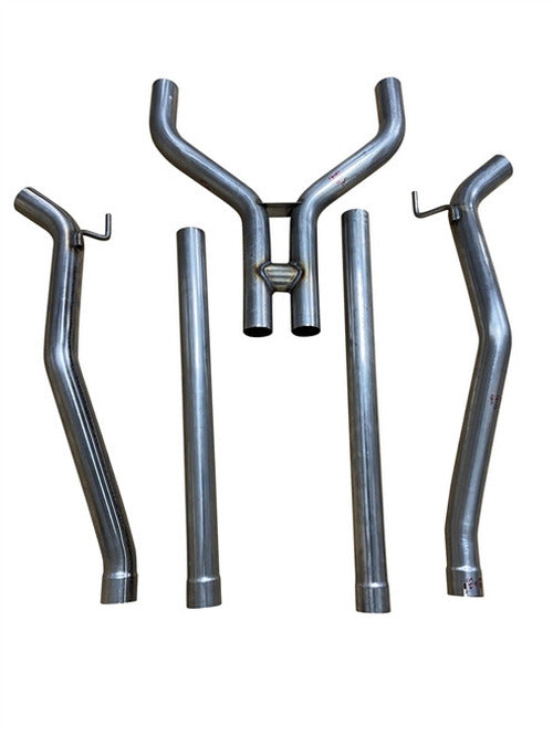 2.5-Inch Mandrel-Bent Stainless Steel H-Pipe