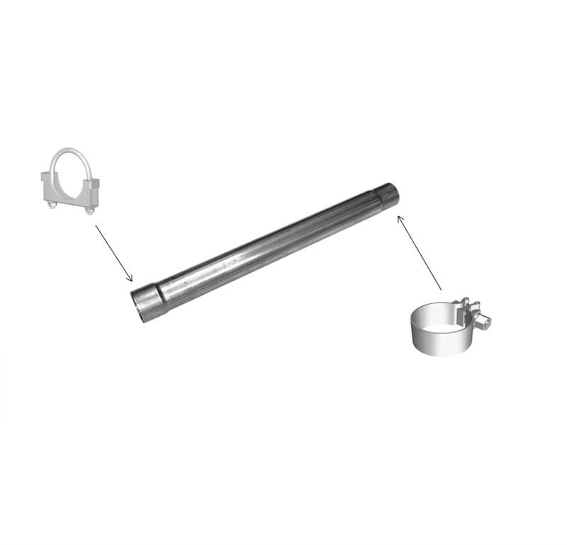 Resonator Delete Exhaust System